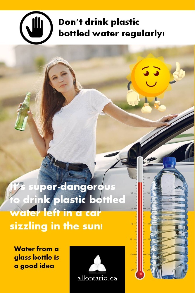 Don't drink plastic bottled water regularly!