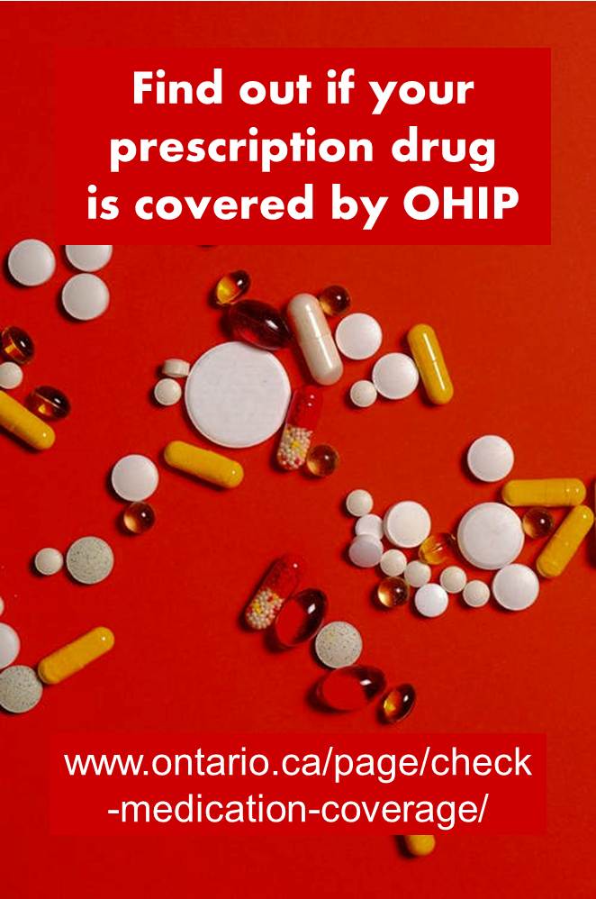 Does OHIP cover brand-name or generic prescription drugs?