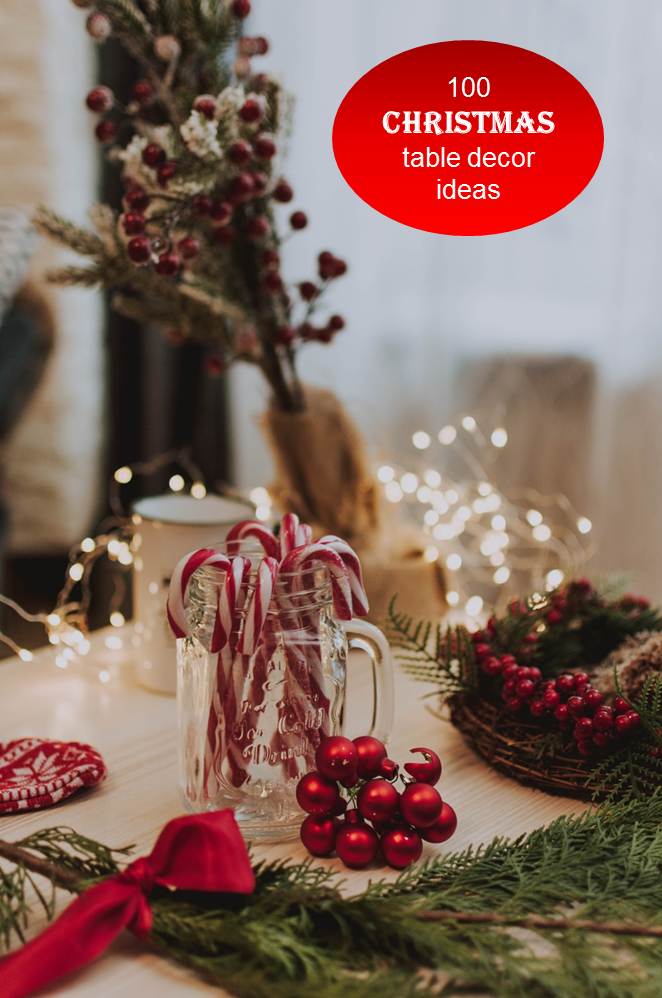 100 Christmas Table Decor Ideas