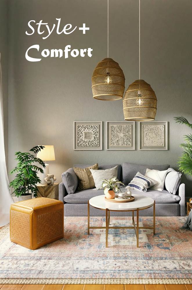 Balancing style and comfort in your living room