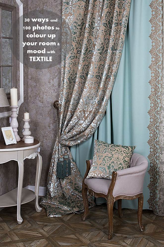 30 Ways and 100 photos to colour up your room and mood with textile 