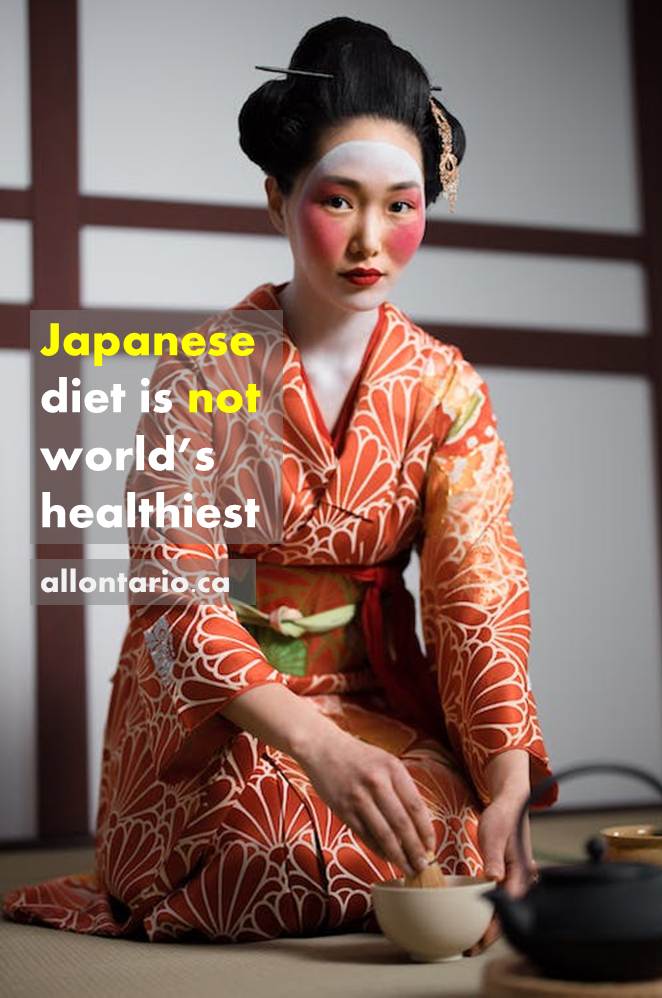 Japanese diet is not world’s healthiest