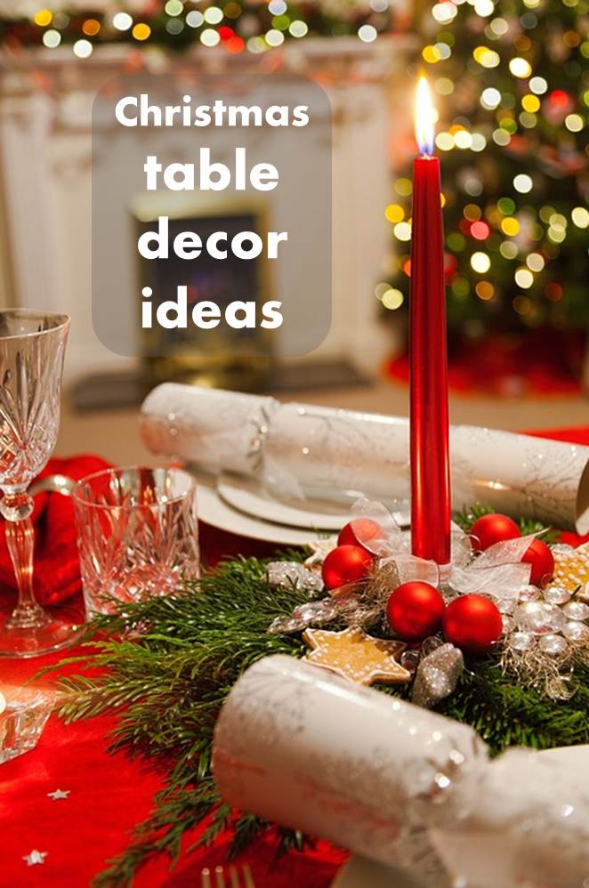 Christmas table decor ideas