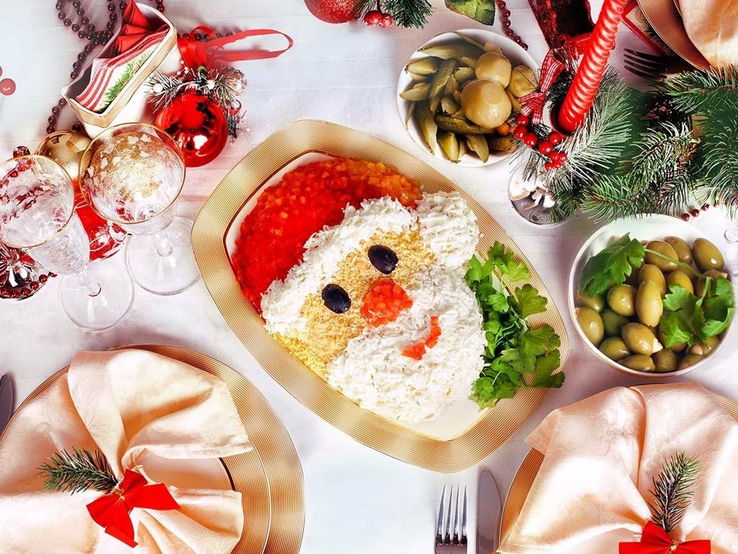 20 Easy food decoration ideas for Christmas and New Year